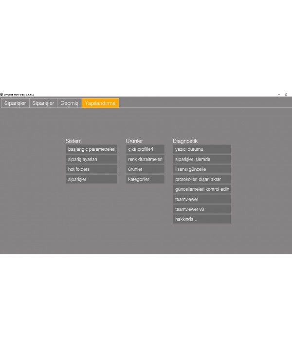 Silverlab Drylab Hot Folder Yazılımı