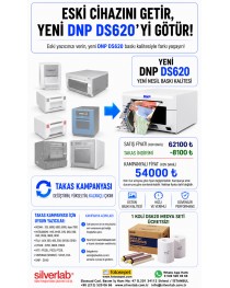 DNP DS620 Termal Fotoğraf Baskı Cihazı Takas Kampanyası+2 Rulo Kağıt