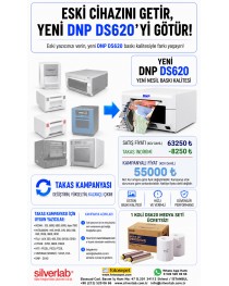 DNP DS620 Termal Fotoğraf Baskı Cihazı Takas Kampanyası+2 Rulo Kağıt
