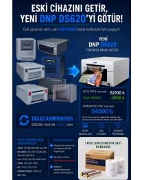 DNP DS620 Termal Fotoğraf Baskı Cihazı Takas Kampanyası+2 Rulo Kağıt
